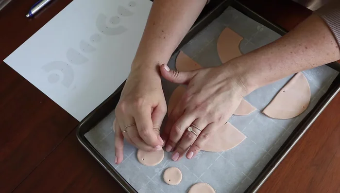 Bake the clay according to package instructions (275°F for 15 minutes).