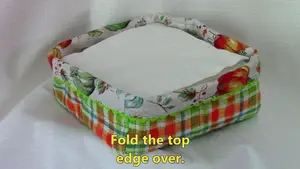 DIY Custom-Sized Napkin Holder Basket: Easy Sewing Tutorial