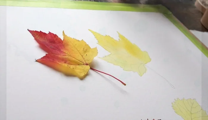 Splatter water into the paint that's starting to dry to create texture.