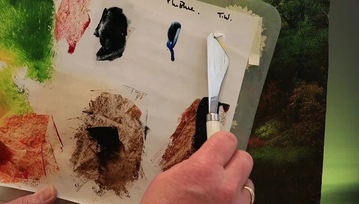 Adding details to the cabin (door, roof lines, etc.):