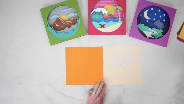 Continue adding layers using glue and Cubbies as needed, until the topmost layer is reached.