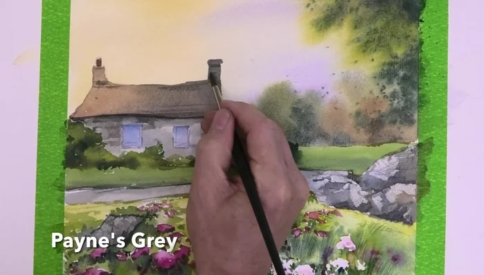 Adding Shadows (darker greens)