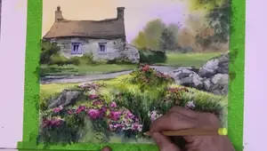 Watercolor Cottage Painting Tutorial: A Step-by-Step Guide