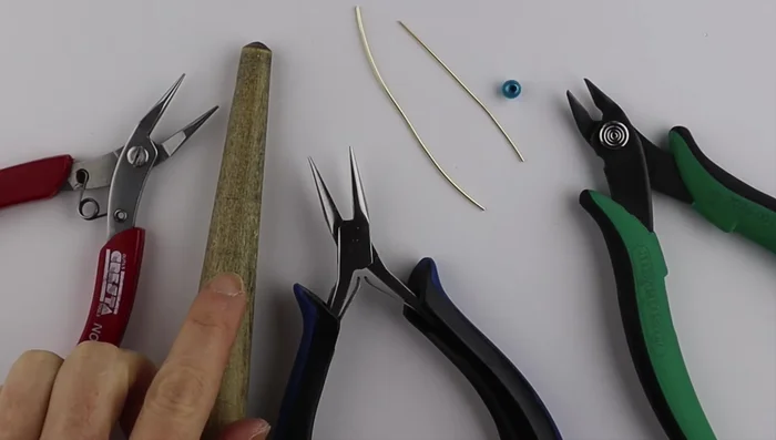 Clip the excess wire flush and flatten the loops to make them comfortable to wear.