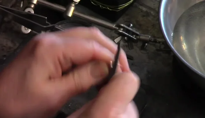 Final shaping: Wire-harden and straighten the ring using nylon pliers and a hammering block to ensure a perfect fit and finish.
