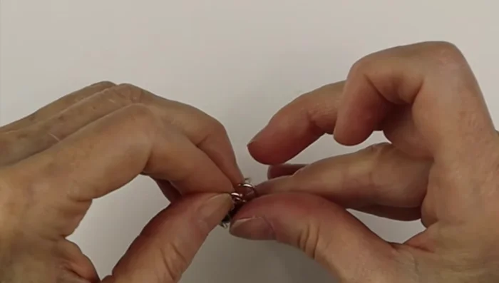 Add a jump ring to the other end of the bracelet to complete the closure.