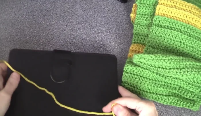 Trim fringe for an even look.