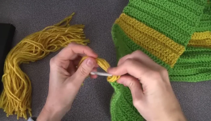 Trim fringe for an even look.