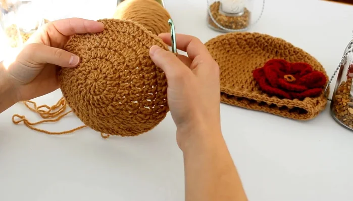 Rounds 7-14: Chain 2, then 1 double crochet in each stitch around.