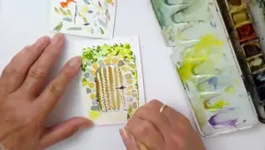 Wax Resist Technique for Painting a Rustic Garden Gate