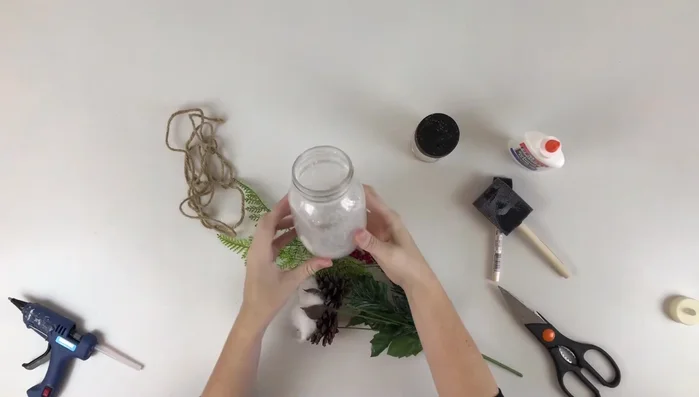 Insert a battery-operated tea light or pillar candle.