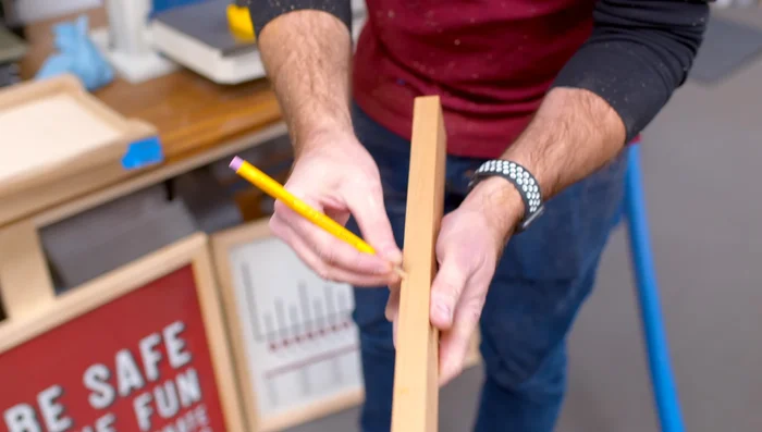 Glue and insert the splines into the mitered joints.