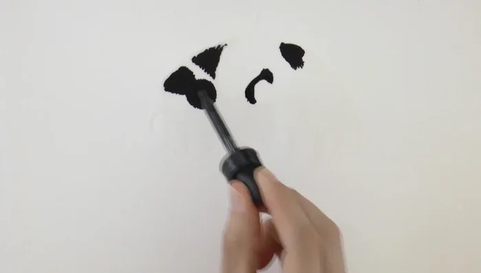 Prepare the paper and let it dry.