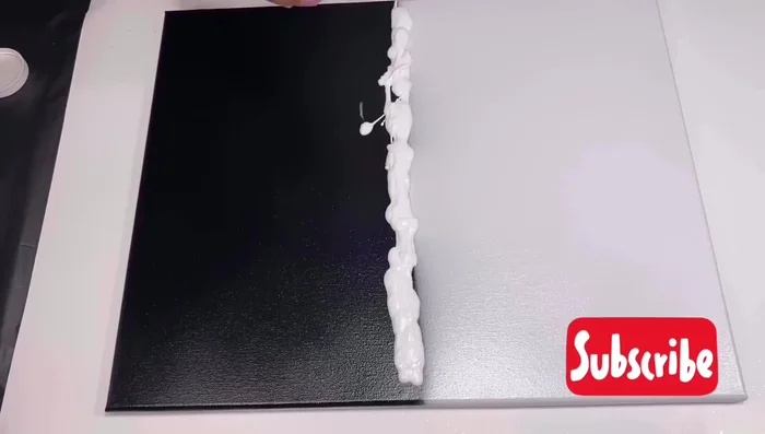 Shake off excess glitter and let it dry.