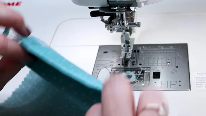 Stitch the channel closed on both sides.