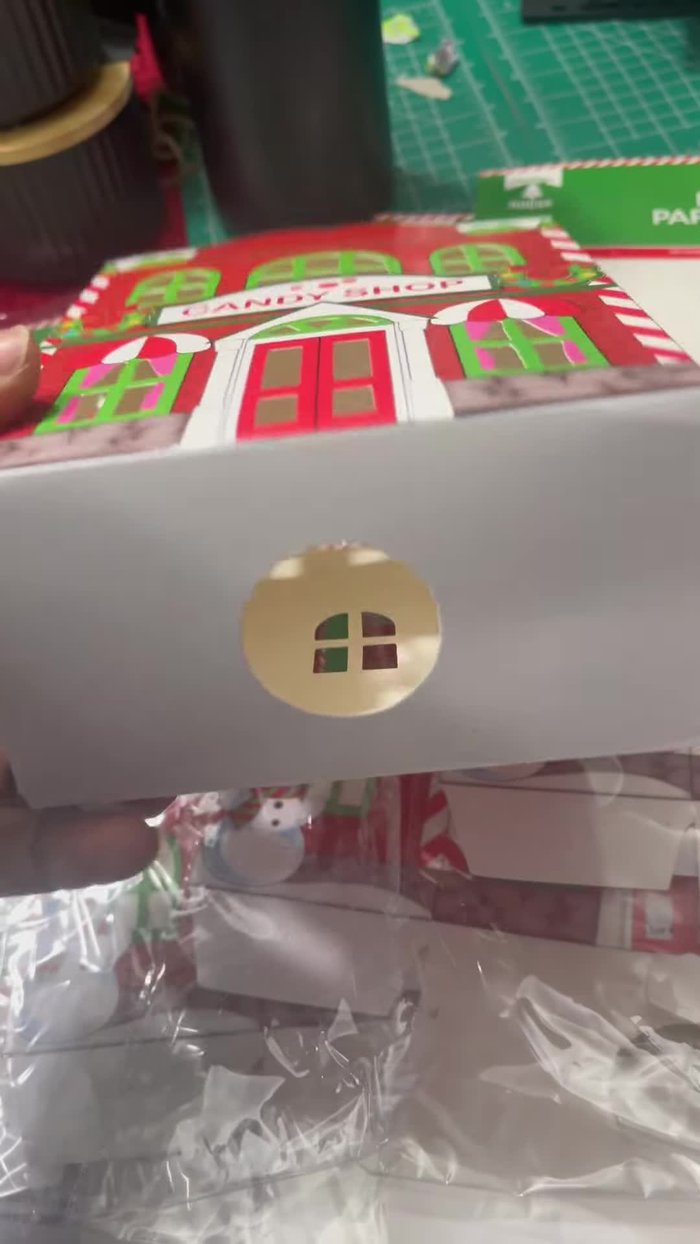 Place a piece of cardboard inside to cover the hole.