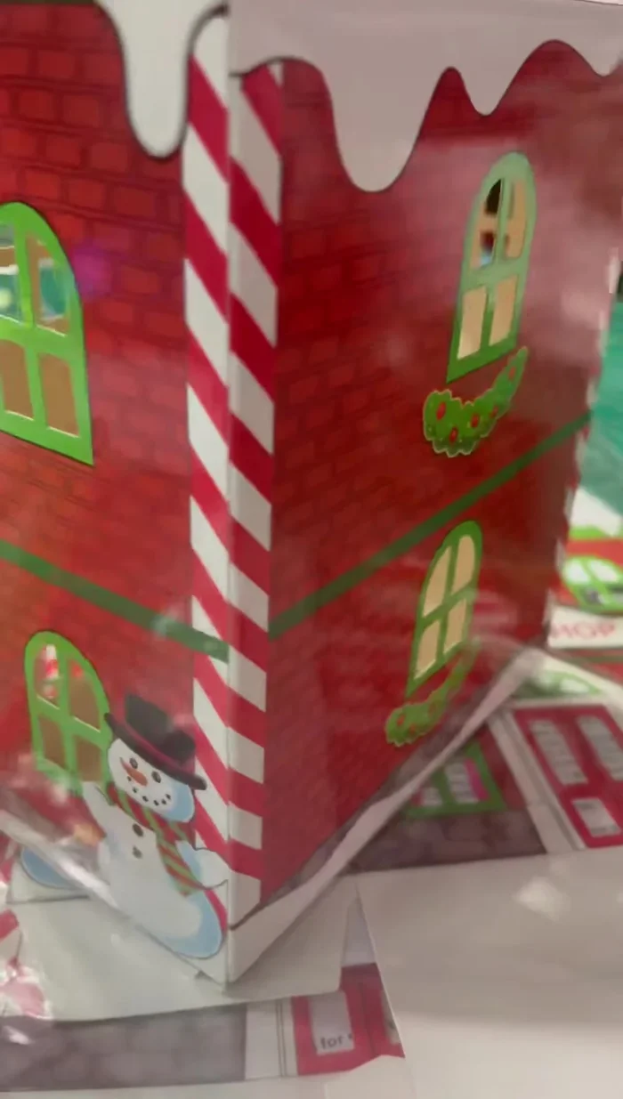 Place a piece of cardboard inside to cover the hole.