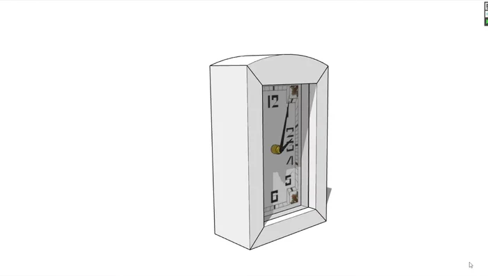 Print clock faces and carefully trim them to fit the inner box.