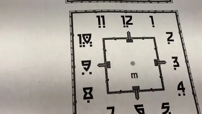 Print clock faces and carefully trim them to fit the inner box.