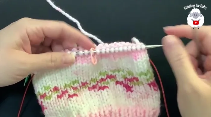 Continue decreasing every row until you have a few stitches left.
