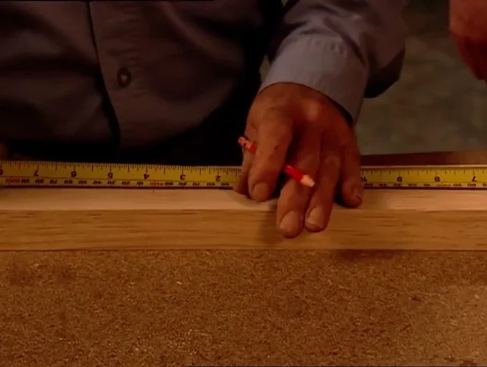 Measure, mark, and cut the legs and overriders.