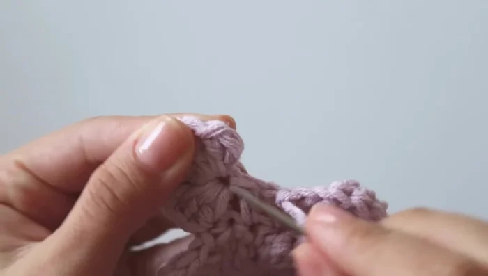 Fasten off and weave in ends.