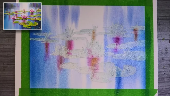 Add Payne's gray for depth and drama, ensuring the paper remains wet.