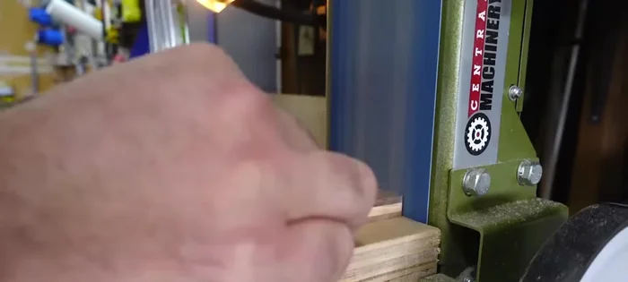 Sand and finish: Sand the entire business card holder, rounding over the corners. Apply several coats of Danish oil for a protective finish.