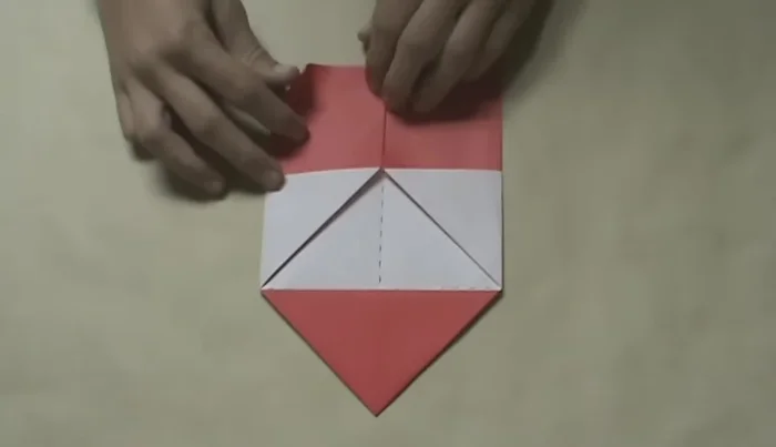 Repeat step 9 on the top right corner.