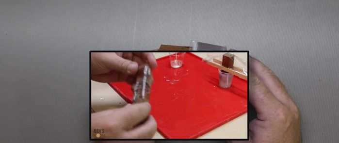 Shape the resin blank into a teardrop using a belt sander. Aim for a rough teardrop shape, focusing on getting it as close to your desired shape as possible.