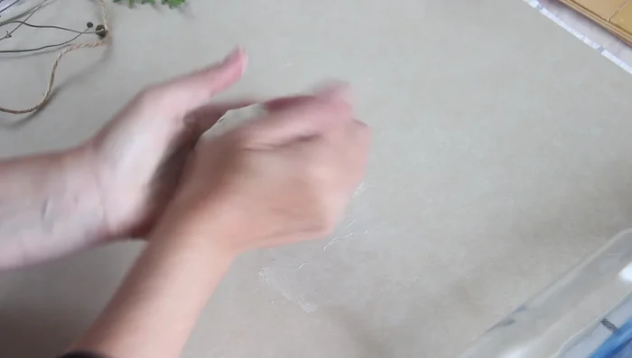 Roll out the clay using thickness guides.