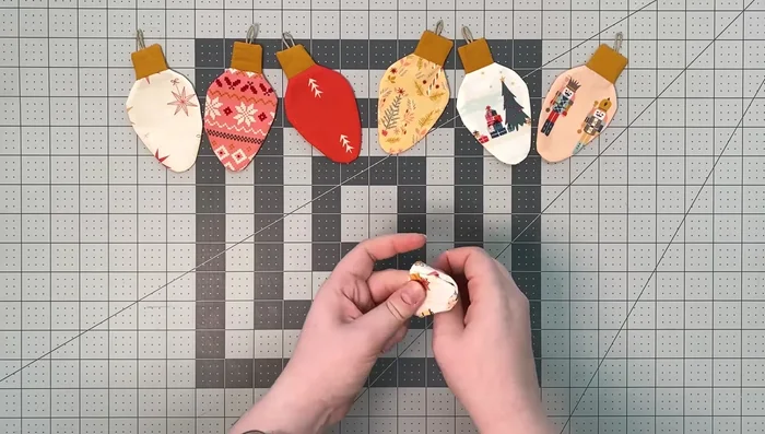 Hand stitch the opening closed using an invisible stitch.