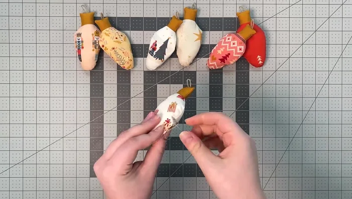 Hand stitch the opening closed using an invisible stitch.