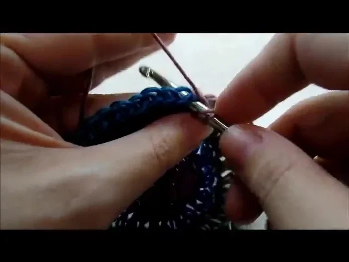 Chain 1, and single crochet in each stitch around. Repeat single crochet rounds until desired hat length is reached (approximately 25 rounds).