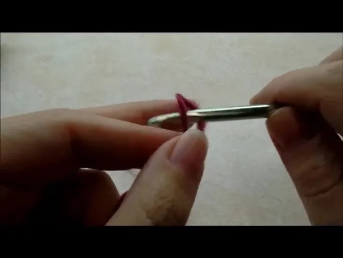 Chain 1, and work 2 double crochets in each stitch around. Slip stitch to close.