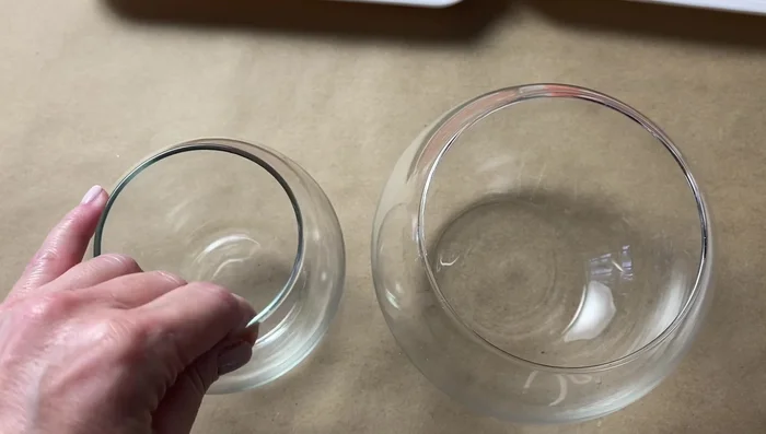 **Efficient Tiling Method:** Apply a thin layer of Lexel directly to the votive's surface. Place tesserae directly onto the adhesive. This method is faster but requires more skill and speed to prevent adhesive drying.