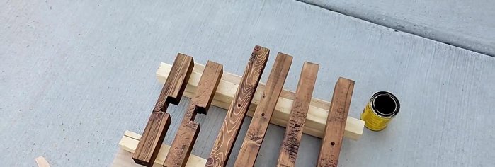 Assemble the plant stand, ensuring the legs are straight. Clamp and let the glue dry completely.