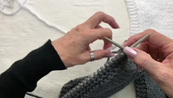 Repeat steps 3-6, alternating colors (e.g., gray, white) to create multiple panels. The number of panels determines the size of the blanket.