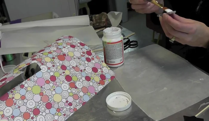 Add several more coats of Mod Podge to the back for extra protection. Allow to dry completely (overnight is recommended).