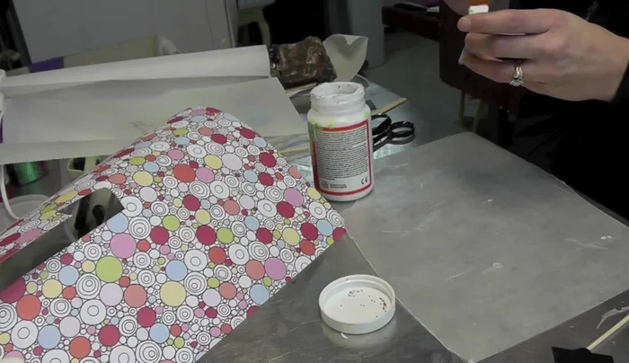 Add several more coats of Mod Podge to the back for extra protection. Allow to dry completely (overnight is recommended).