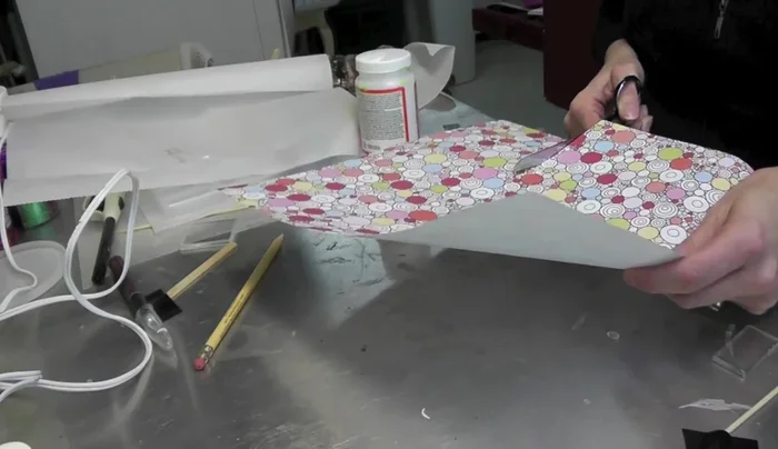 Carefully cut around the traced line, slightly inside the mark.