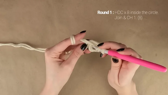 Round 3: *1 hdc, 2 hdc in next stitch*; repeat around (24 stitches total).