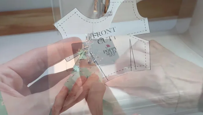 Apply Fray Check to the neckline and shoulders to prevent fraying.