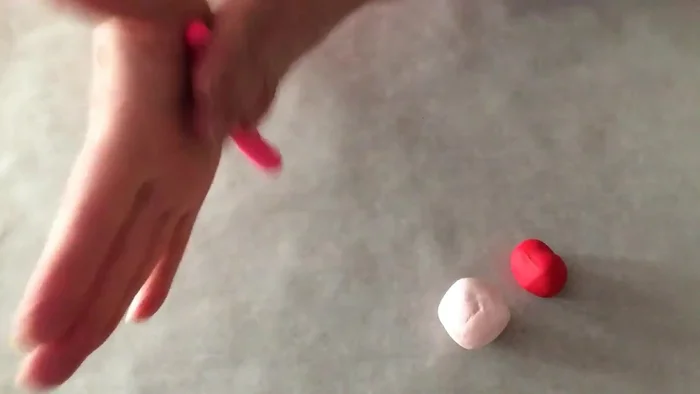 Roll out the combined clay to a thickness of less than 1/8 inch.