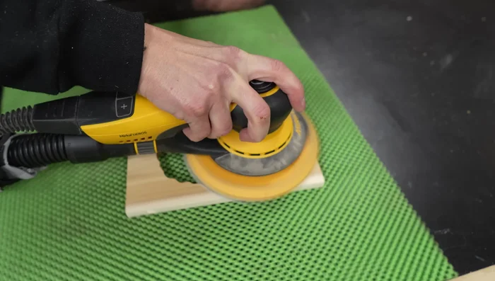 Sand away any fuzzies for a clean finish.