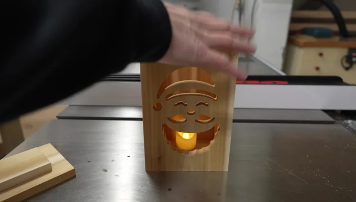 Add a battery-operated flickering tealight.