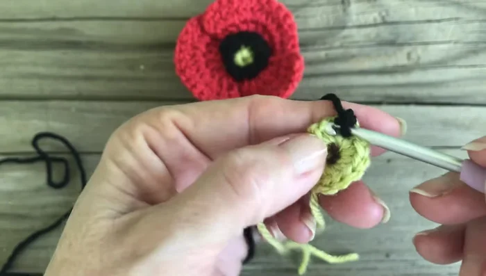 Chain 1. Work a single crochet into the front loop of each stitch, chain 1 between each single crochet. Repeat around. Slip stitch into the first chain space.