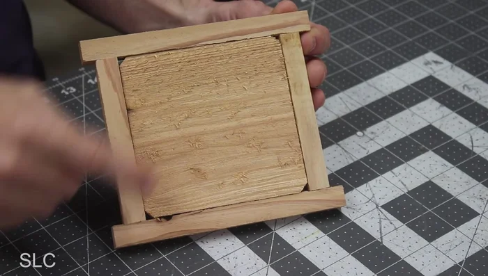 Attach bottom piece using brad nails.