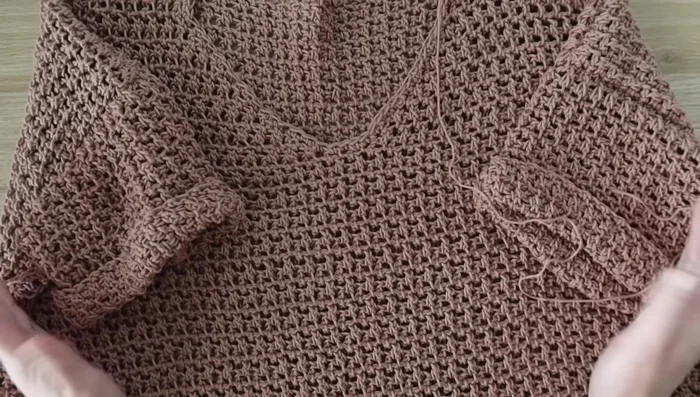 Weave in ends and steam block.