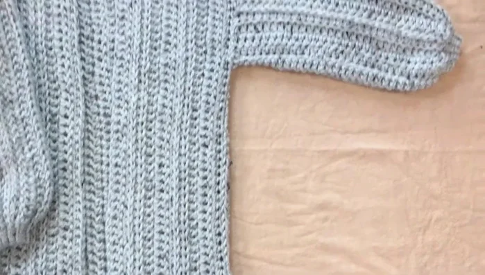 Sew underarm and side seams.